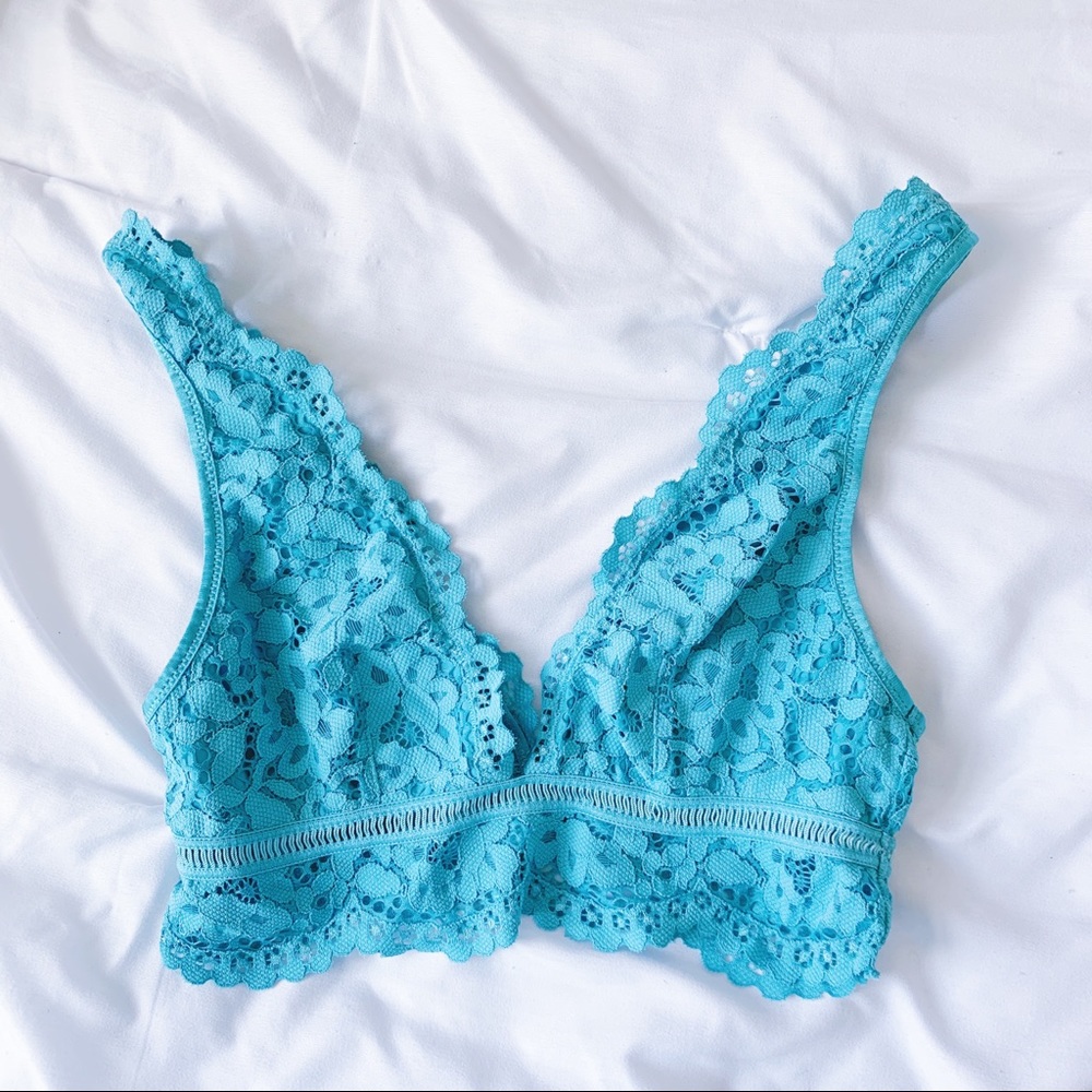 Teal bralette Victoria’s Secret XS